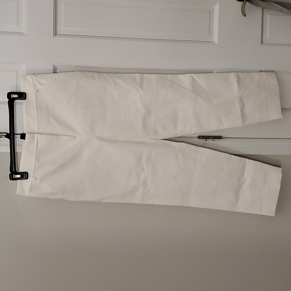 [St.john] white cotton pants